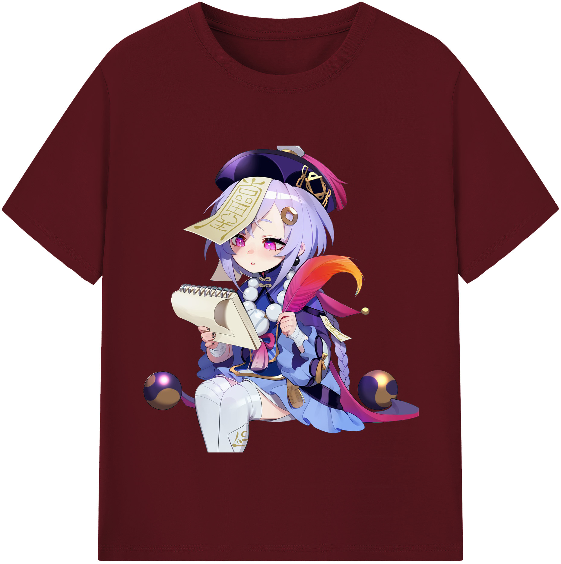 げんし神 七七 なな  genshin Nana 綿100％半袖Tシャツ（フロントプリント）